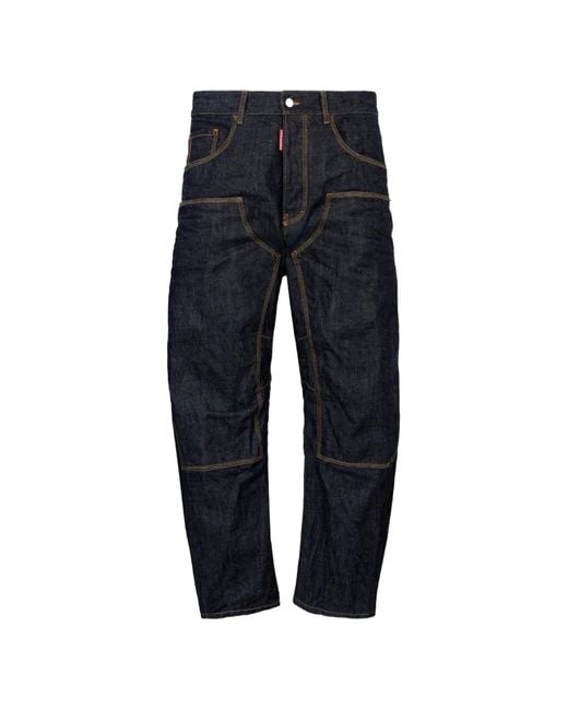DSquared² Blue Japanese-Rinse Kawaii Jeans for men