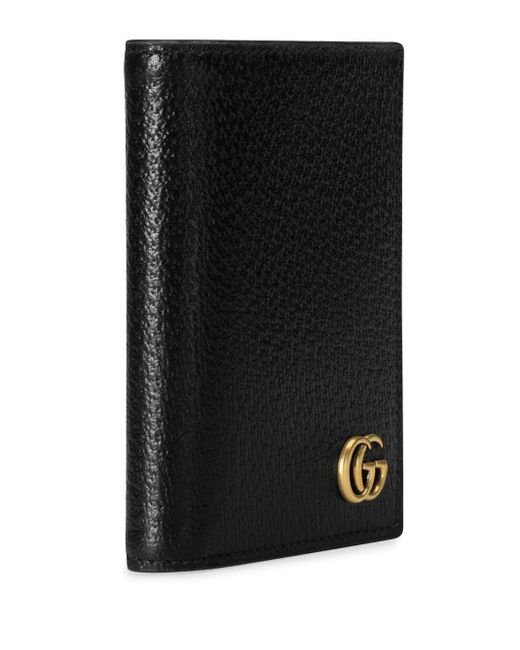 Gucci GG Marmont Leren Lange Portemonnee in het Black voor heren