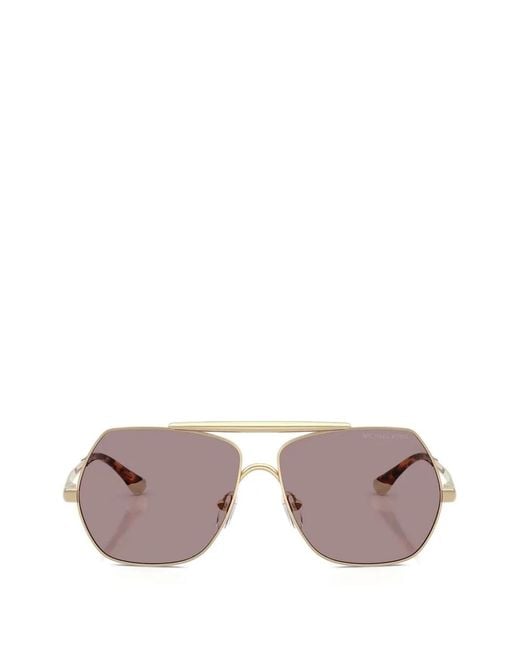 Michael Kors Pink Denver Geometric-Frame Sunglasses