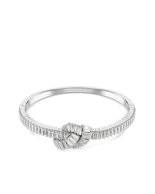 Swarovski White Matrix Armband mit Knoten