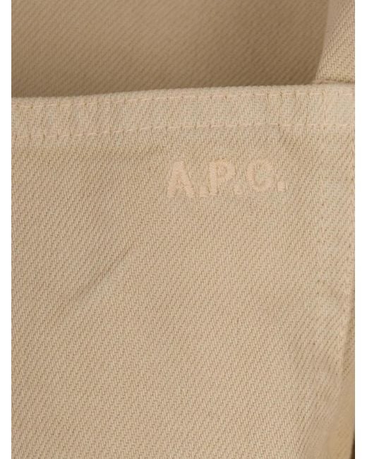 A.P.C. Natural Pocket Cotton Jacket for men