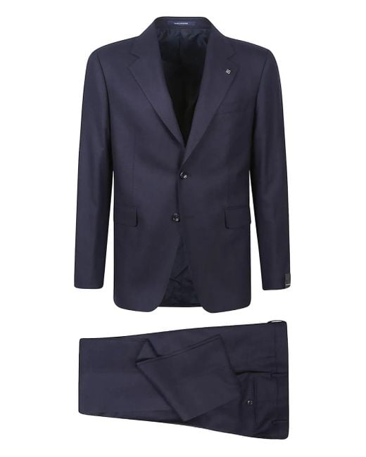 メンズ Tagliatore シングルスーツ Blue