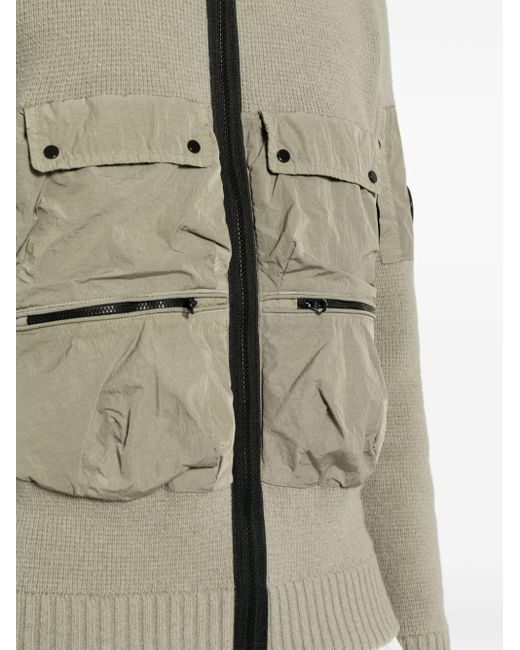 C P Company Vest Met Cargo Zakken En Rits in het Gray voor heren