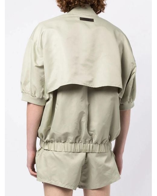 Fear Of God Natural Half-Zip Band-Collar Sweatshirt for men