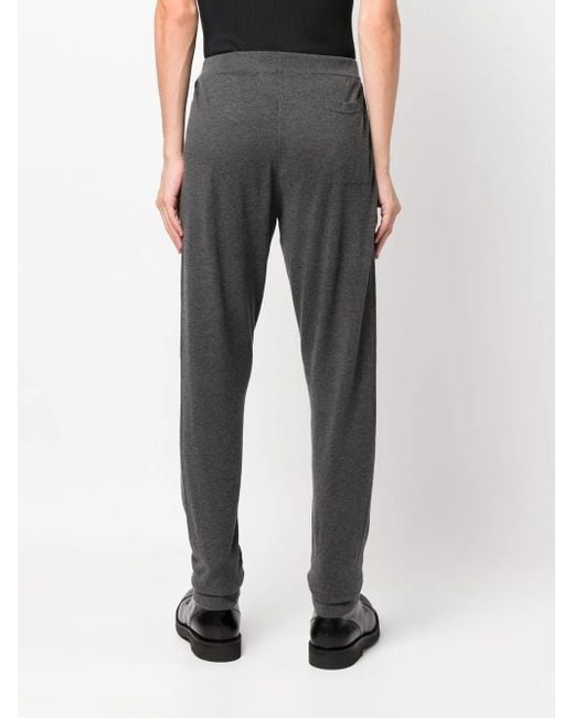 Corneliani Gray Jersey-Knit Track Pants for men