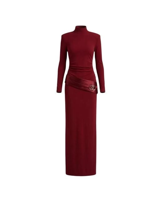 Nafsika Skourti Red Shiza Ford Ruched Dress