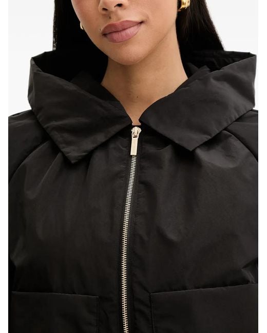 ARMANI EXCHANGE Black Hooded Flap-Pocket Jacket