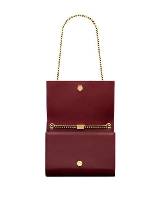 Saint Laurent White Small Kate Leather Bag
