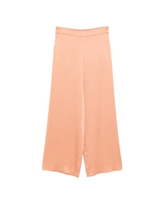 Clips Pink Wide-Leg Trousers