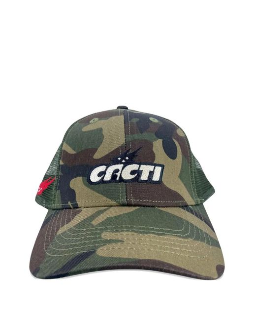 Travis Scott Green Cacti Complexcon Exclusive Camouflage-Print Cap for men