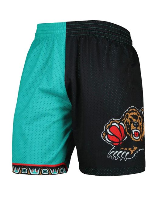 Mitchell & Ness Blue Nba Vancouver Grizzlies 1998 Swingman Shorts for men