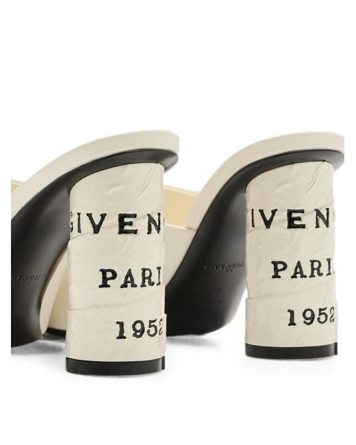 Givenchy Natural Tape Heeled Mules