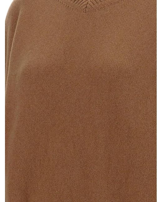 Khaite Brown Wolfe Sweater