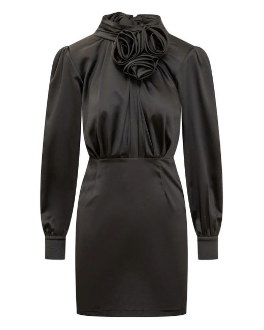 Robe À Col Montant ACTUALEE en coloris Black