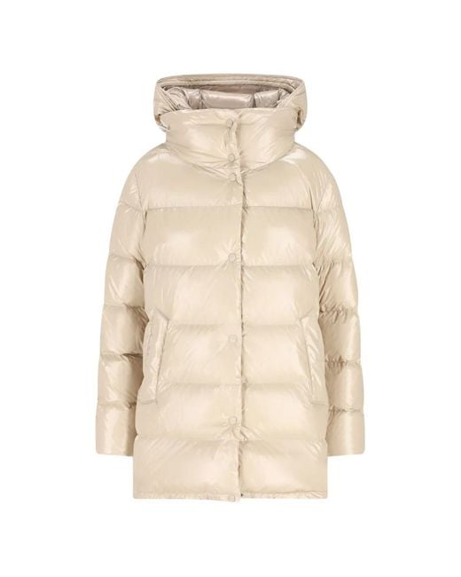 Herno Natural Hooded Padded Coat