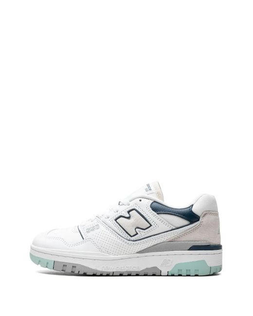 New Balance White 550 Sneakers