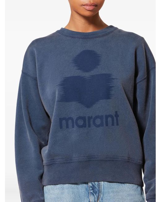 Isabel Marant Blue Mobyli Cotton Sweatshirt