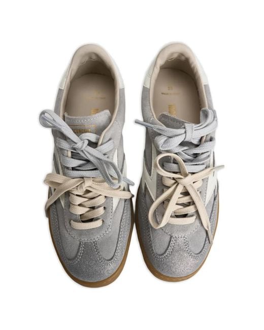Moa Concept White Master Club Suede Sneakers