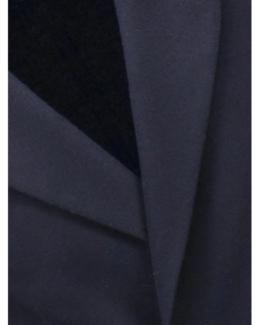 Harris Wharf London Blue Double-Breasted Wool Jacket for men