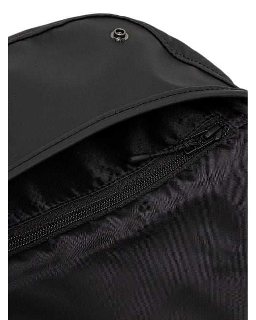 Sandqvist Black Mini Stream Messenger Bag