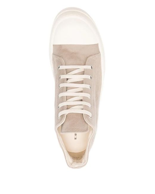 Rick Owens Natural "Double Bumper Low" Sneakers