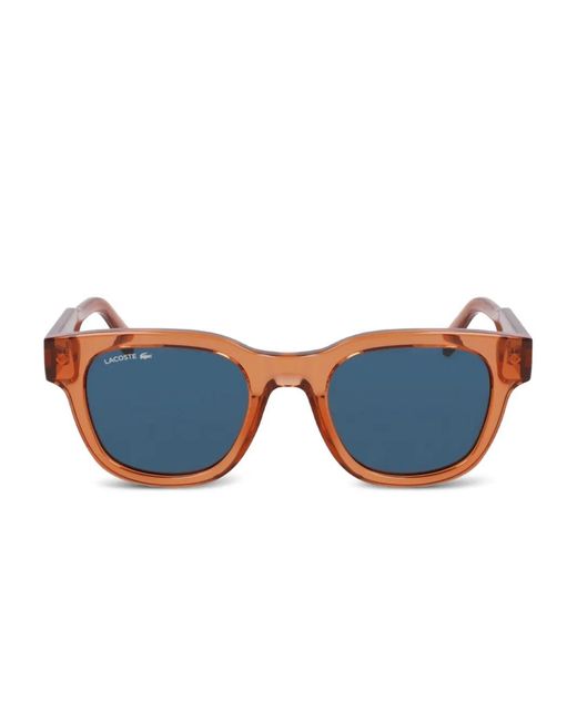 Lacoste Blue Rectangle-Frame Sunglasses