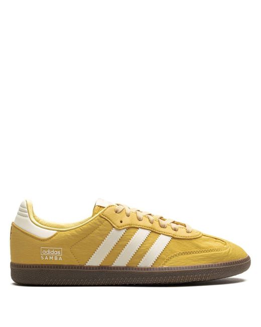 Adidas Originals Yellow Samba OG Reflective Nylon Oat Sneakers