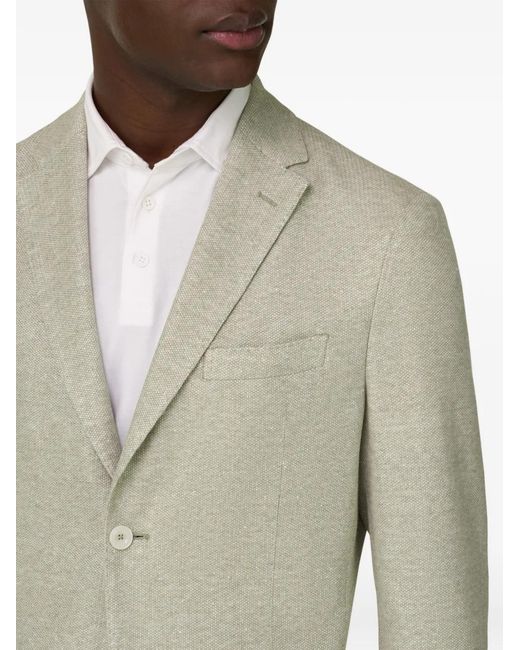 Boggi White Single-Breasted Blazer for men