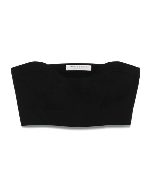 Philosophy Di Lorenzo Serafini ボイル クロップドトップ Black
