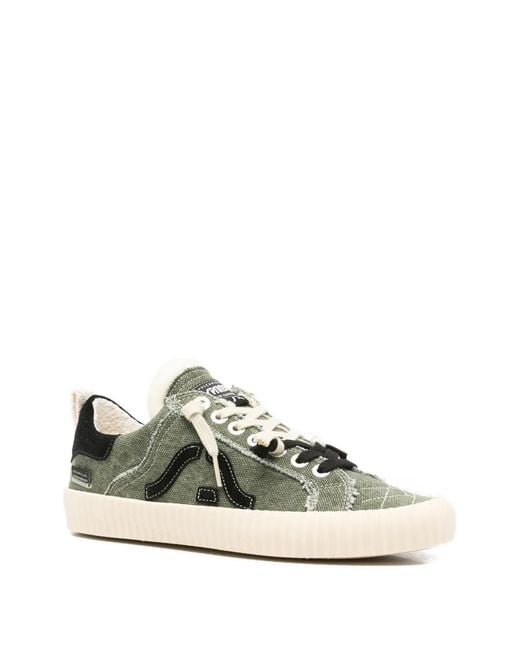 Springa Green Wavy Sneakers for men