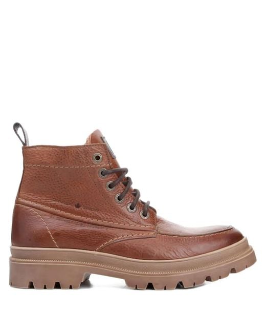 CANADA SNOW Brown Mount Hektor Lace-Up Hiking Boots for men