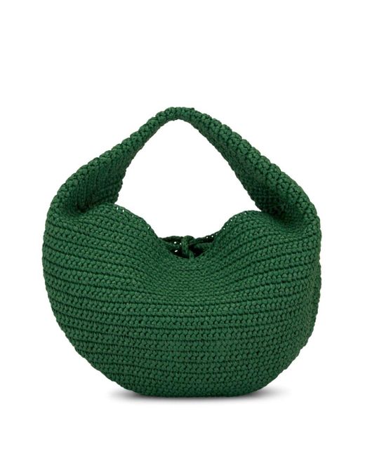 Khaite Green The Olivia Raffia Tote Bag