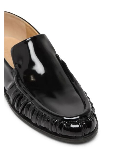 Marsèll Black Mocassino Patent-Leather Loafers