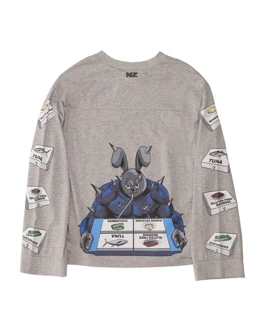 Natasha Zinko コットン Tシャツ Gray