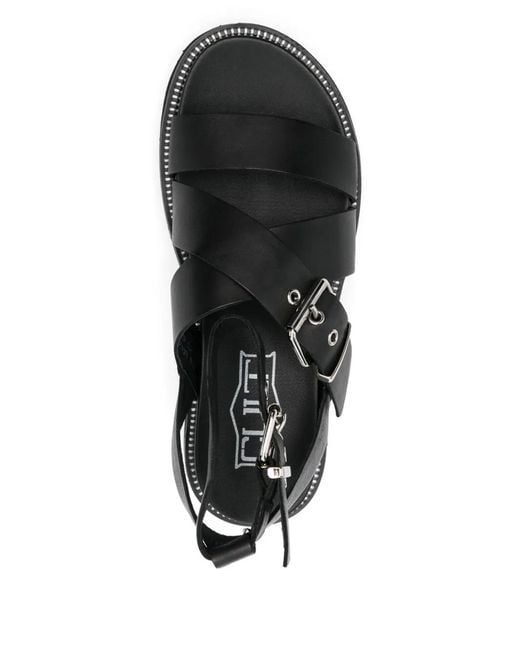 Cult Black Ziggy Sandals
