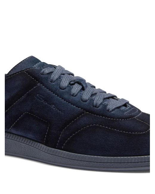 Santoni Blue Dbs Oly Sneakers for men