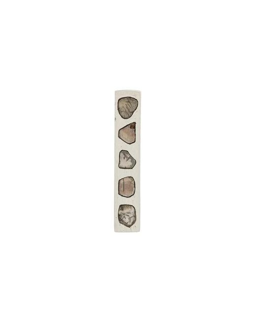 Parts Of 4 White Plate Earring