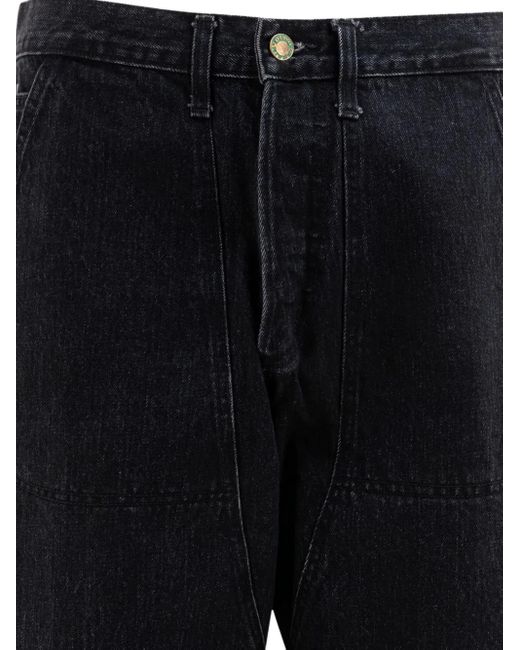 Brain Dead Jeans mit Kontrasteinsätzen in Blue für Herren
