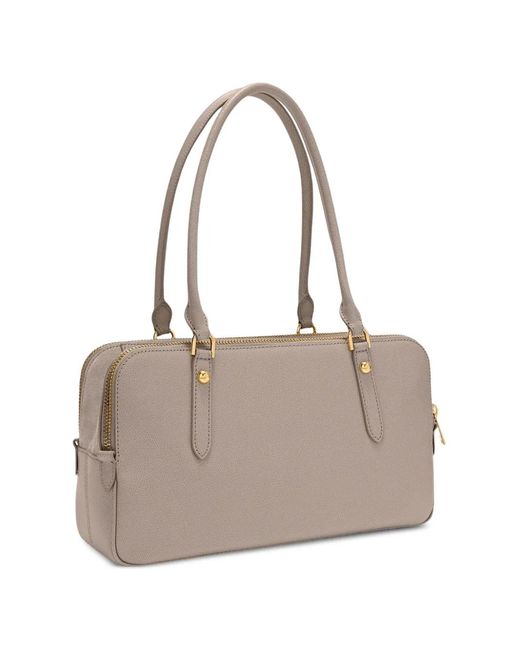 Furla Natural Medium Boston Tote Bag