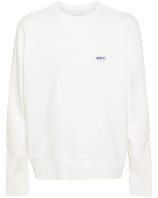 Autry Sweatshirt mit Logo-Patch in White für Herren