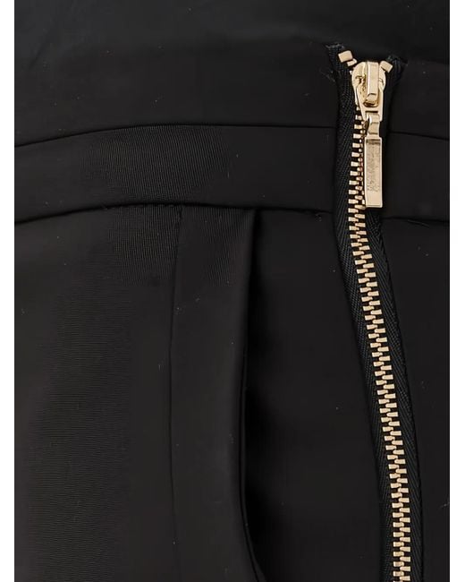 Morgan Black Zip Trousers