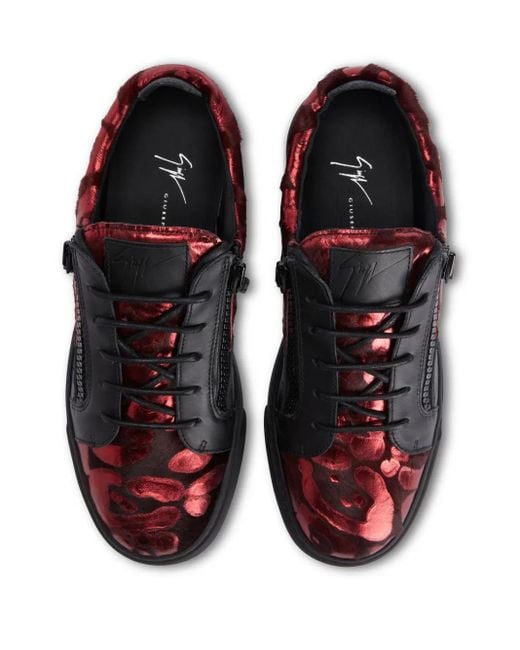 メンズ Giuseppe Zanotti Frankie スニーカー Red