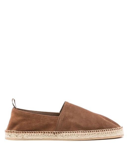Scarosso Brown Pablo Suede Espadrilles for men