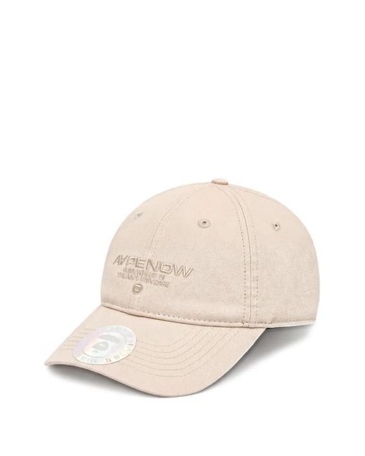 Aape By A Bathing Ape Natural Logo-Embroidered Baseball Cap for men