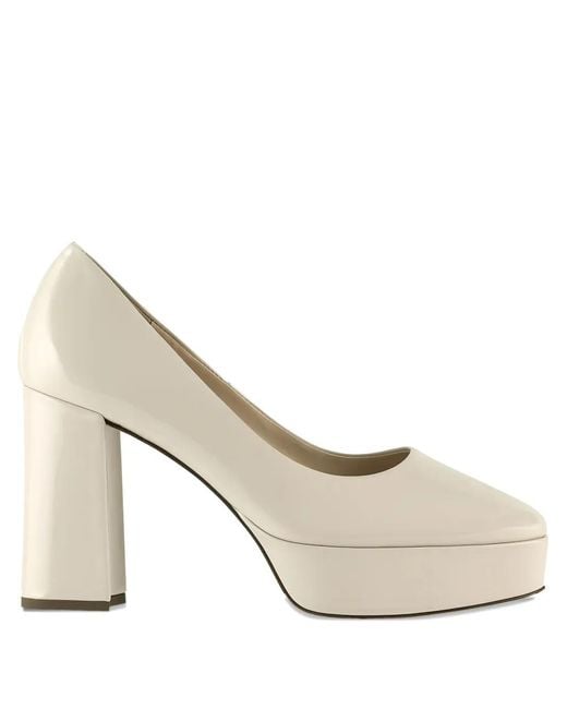 Högl White 100Mm Gianna Platform Block-Heel Pumps