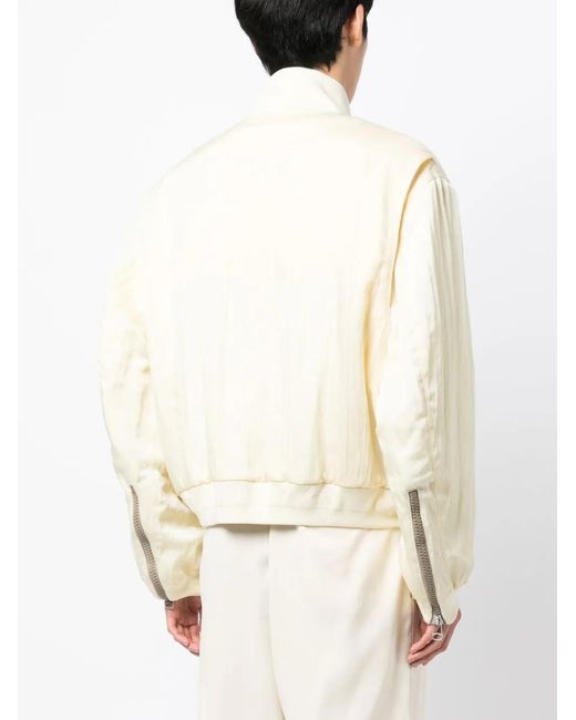 OAMC Natural High-Neck Bomber Jacket for men