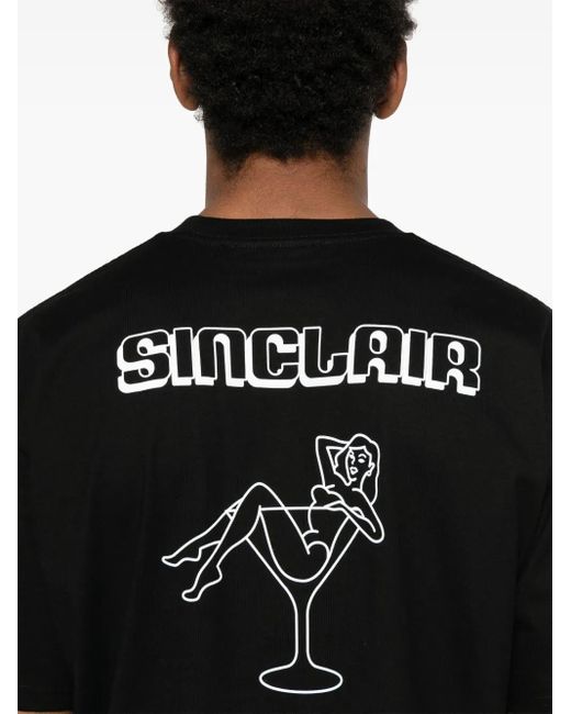 Sinclair Black Jersey T-Shirt for men