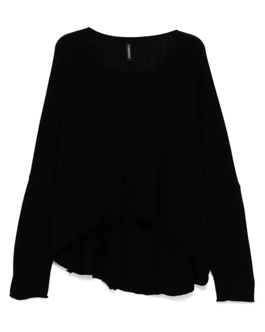 Rundholz Vネック セーター Black