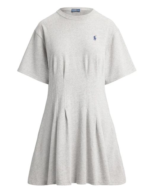 Polo Ralph Lauren White Cotton Jersey T-Shirt Dress