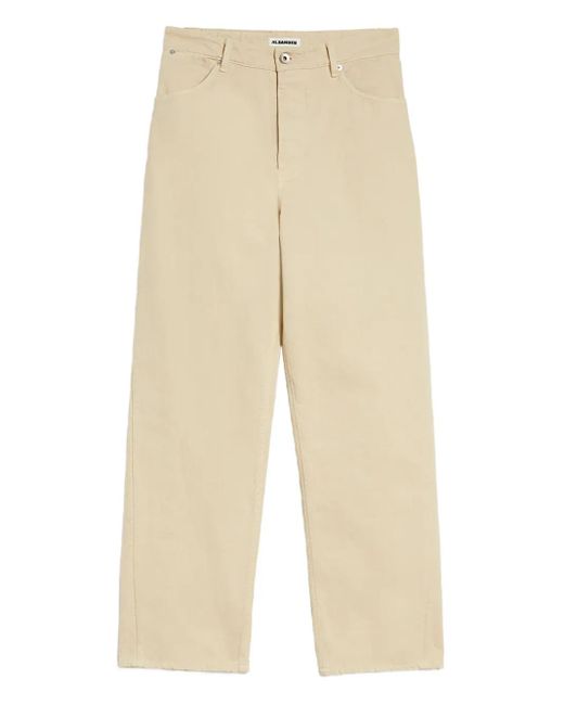 Jil Sander Jeans Mit Logo-Patch in Natural für Herren